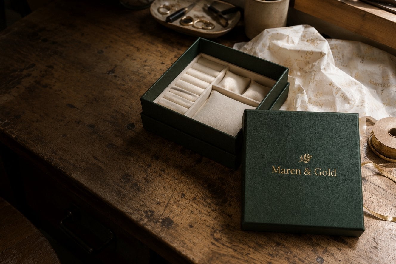 Custom printed jewelry boxes with logo