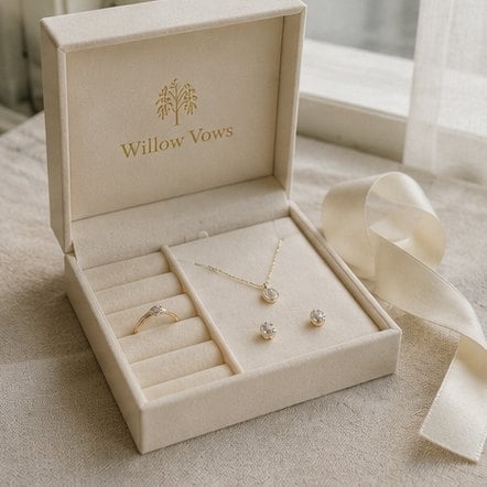 Customized jewelry boxes for weddings and bridal parties